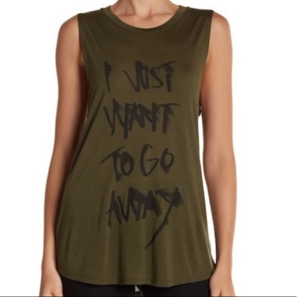 Haute Hippie ~ I Just Want to Go Away tank top